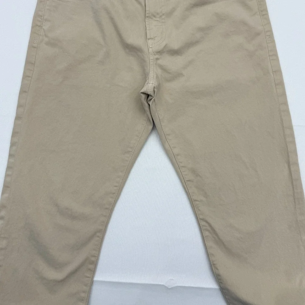 AG Jeans The Everett‎ Slim Straight Pants Mens 34x28 Tan 5-Pocket Stretch Casual
